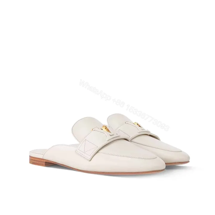 View 1 of LOUIS VUITTON MARE OPEN BACK LOAFER WHITE