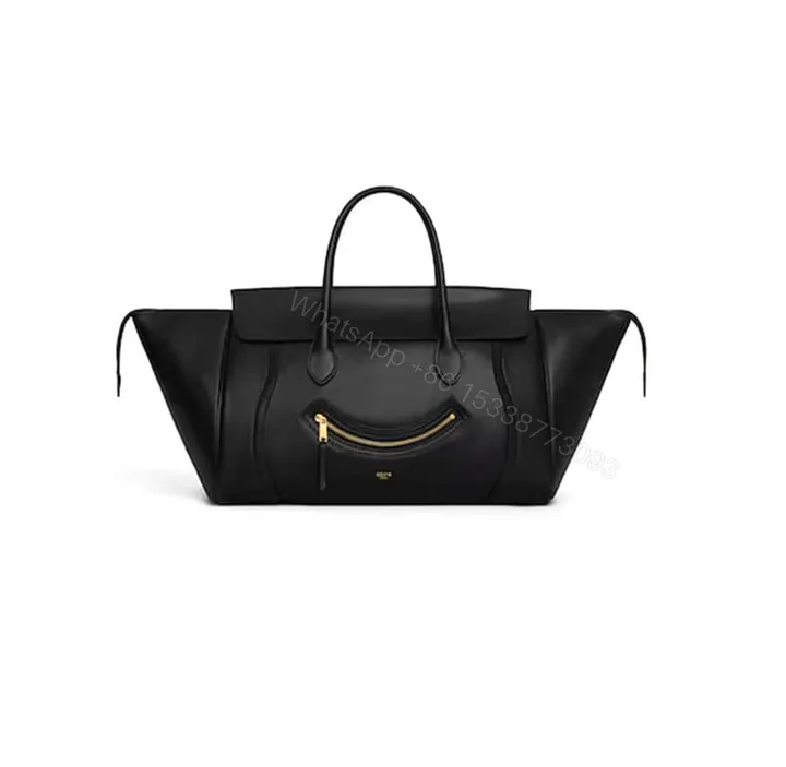View 1 of CELINE MEDIUM SMILING NEW LUGGAGE IN SUPPLE SHINY LAMBSKIN(HIGH-END GRADE)