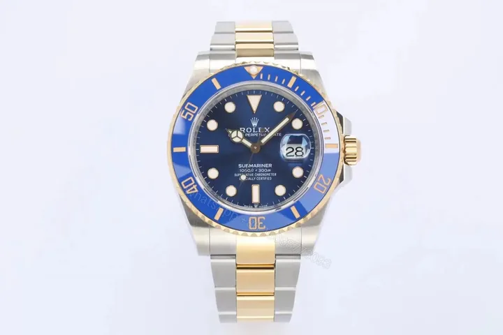 View 1 of Rolex Submariner Date 41 Stainless Steel Yellow Gold Blue Dial 126613LB-0002