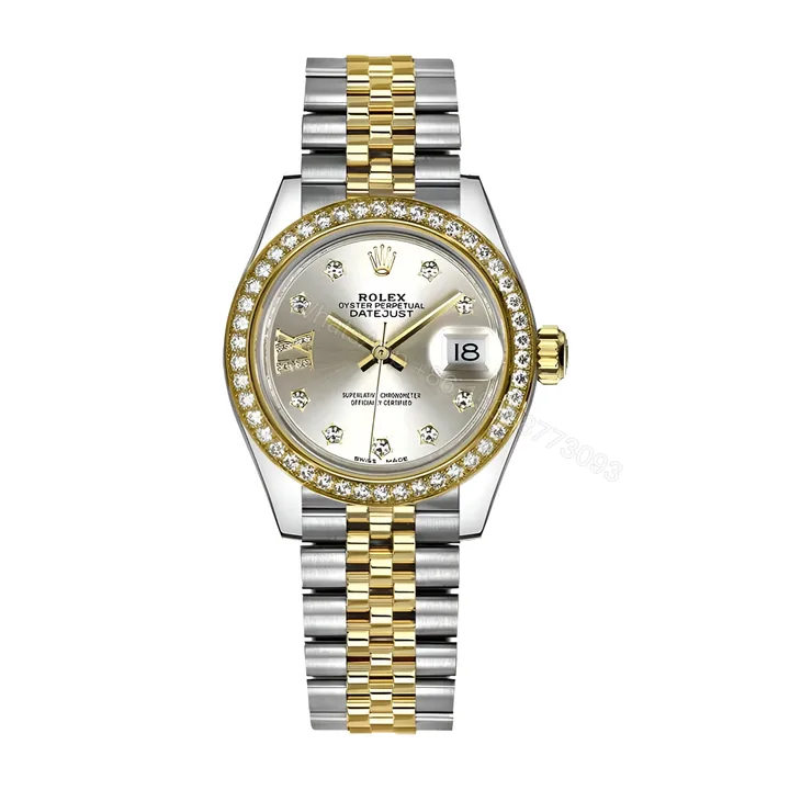 View 1 of Rolex Datejust 279383RBR-0003 Champagne & Diamond Dial Replica
