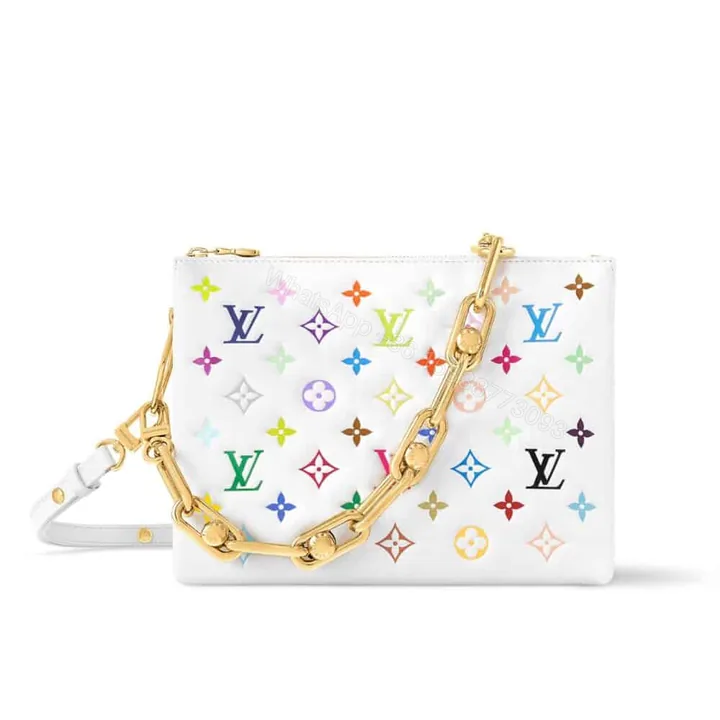 View 1 of Louis Vuitton X Murakami Coussin PM Monogram Multicolor 20Cm M13233