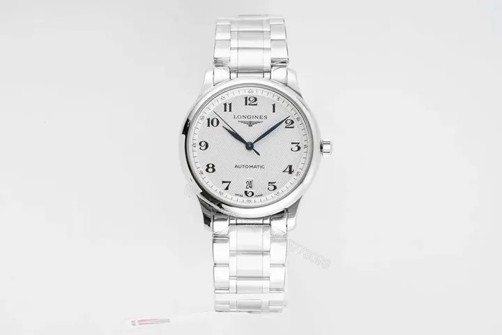 View 1 of Longines Master Collection Silver Dial Automatic Watch with Stainless Steel Bracelet