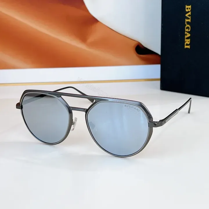 View 1 of Chic BVLGARI-Style Sunglasses: Modern Frame, All-Day Comfort