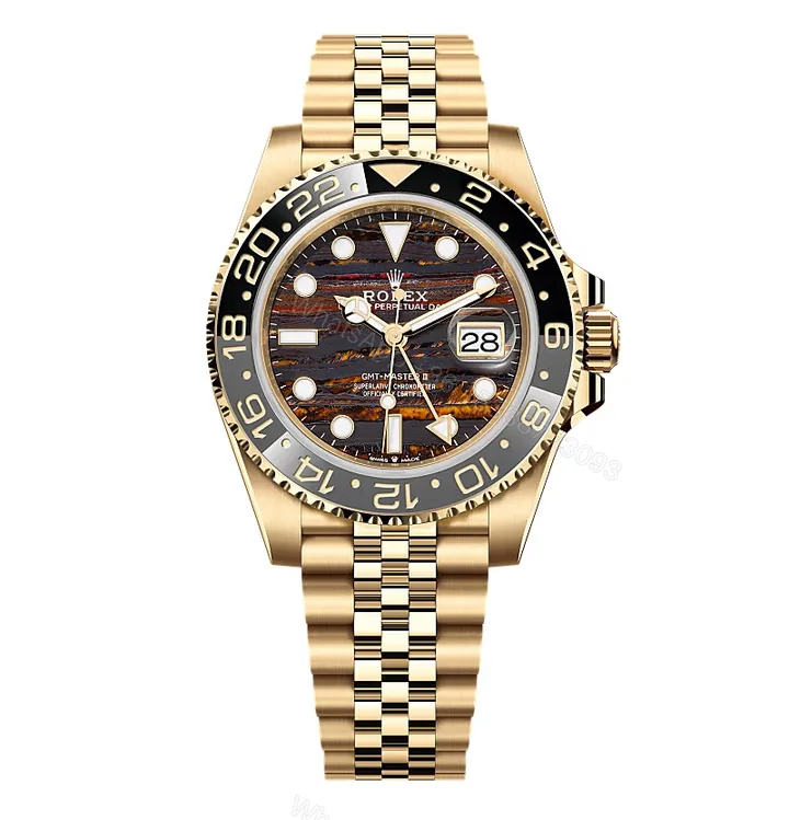 View 1 of Rolex GMT-Master II 126718GRNR Tiger Iron Dial