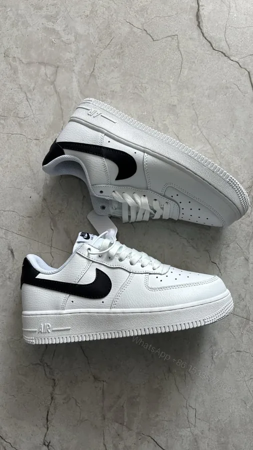 View 1 of Airforce Originals White Black Shoes For Men