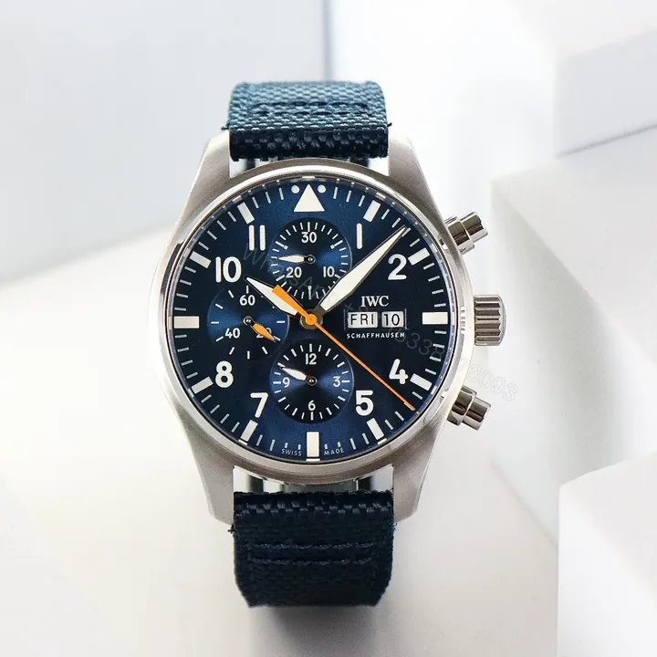 View 1 of IWC Pilot’s Watch Chronograph Captain Blue / Tmall IW3777-29