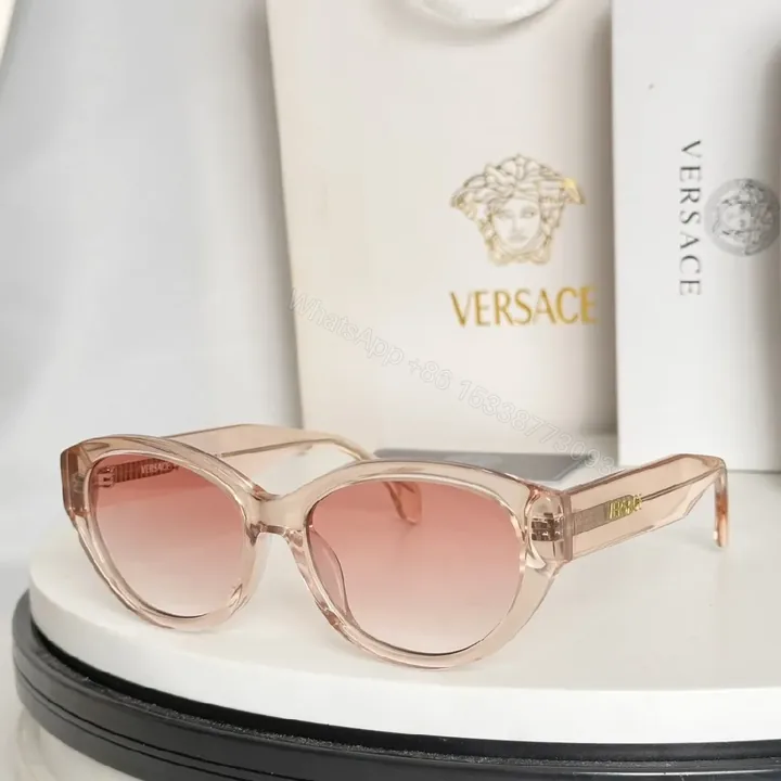 View 1 of Patterned Frame Sunglasses – Gradient Pink Lenses, Acetate, Luxe Class