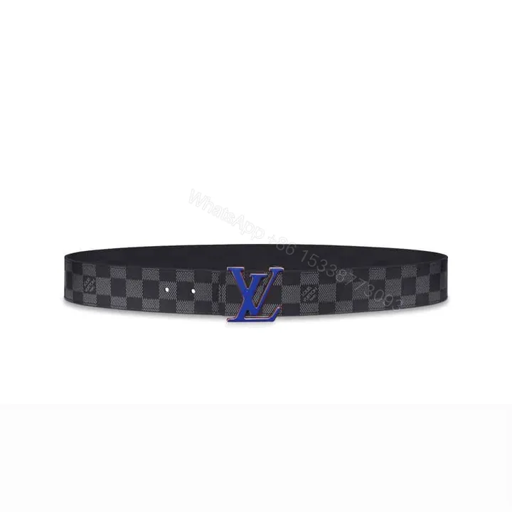 View 1 of LOUIS VUITTON INITIALES 40MM REVERSIBLE DAMIER INFINI LEATHER BELT – B84