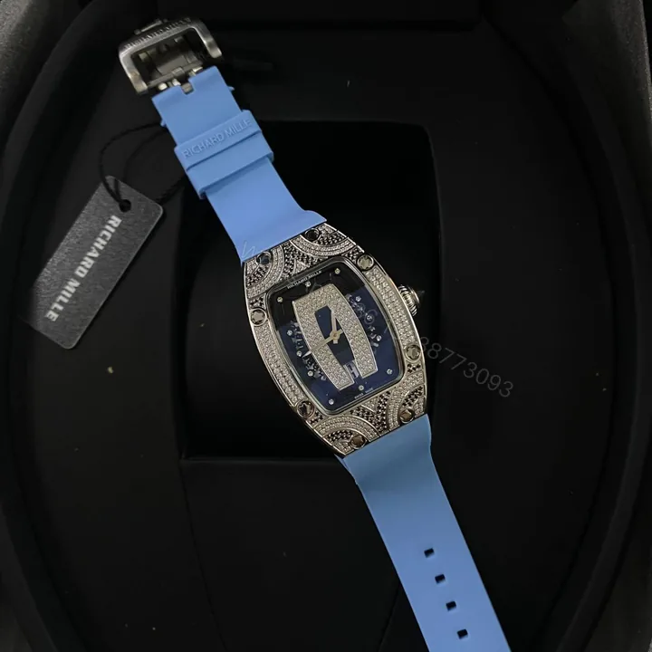 View 1 of Replica Richard Mille RM037 Blue Ceramic Case