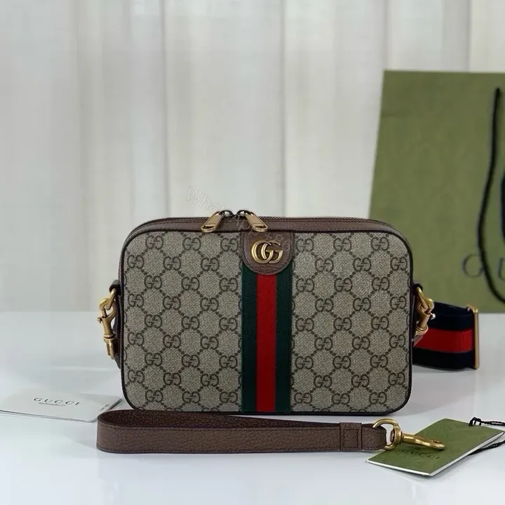 View 1 of G GG Supreme Crossbody: Web Stripe, Luxury Everyday Carry