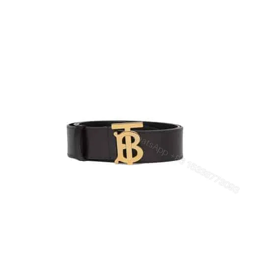 View 1 of BURBERRY MONOGRAM MOTIF LEAHTHER BELT – B31