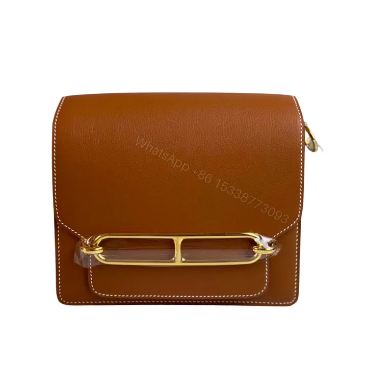 View 1 of H SAC ROULIS BROWN GOLD BUCKLE 19CM