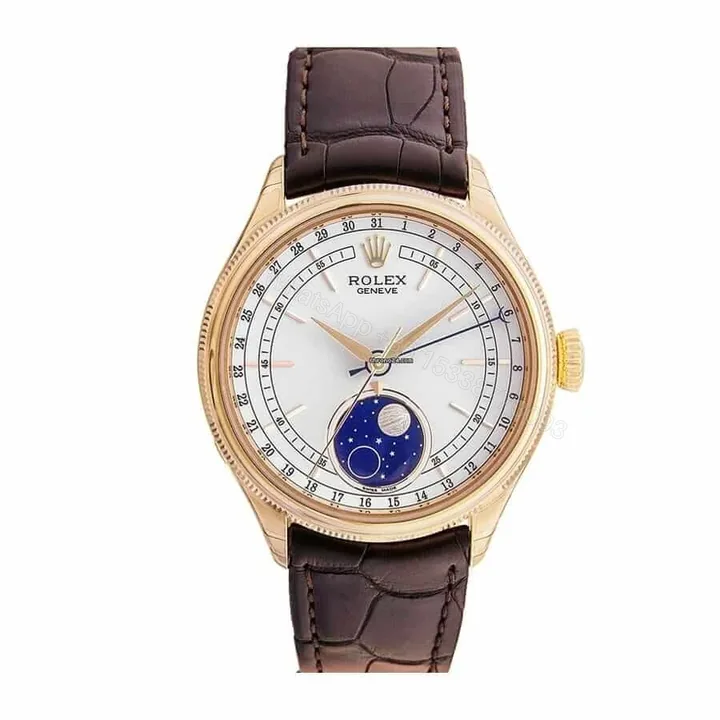 View 1 of Replica Rolex Cellini Moonphase White Dial 50535-0002