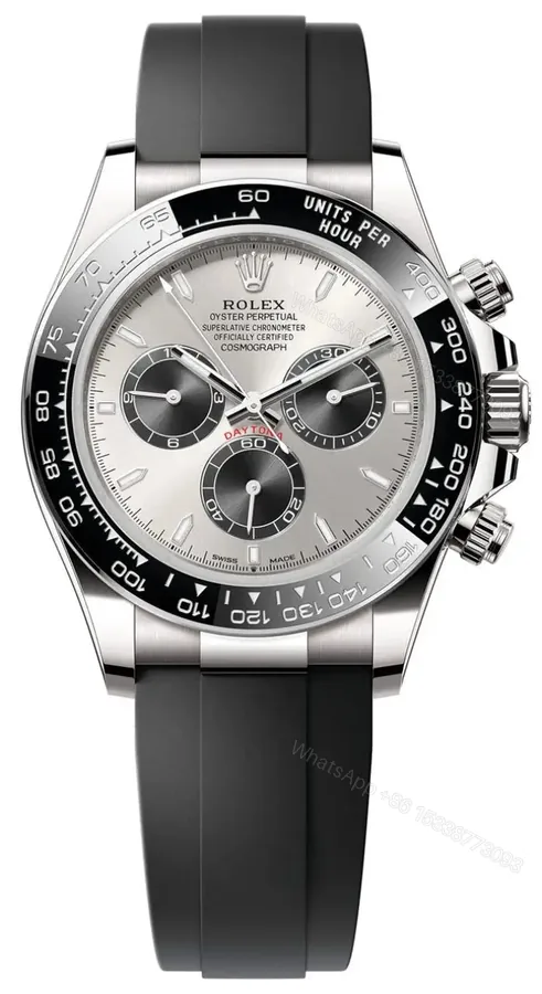 View 1 of Replica Rolex Daytona Ghost Oysterflex Grey 116519 Super Clone Watch