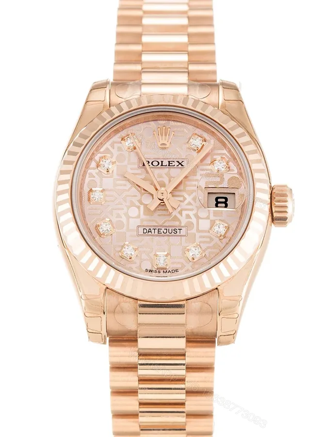 View 1 of Replica Rolex Lady-Datejust Rose Dial 179175 26 mm
