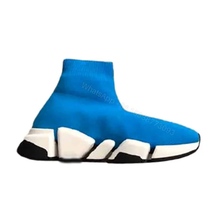 View 1 of BALENCIAGA SPEED 2.0 SNEAKER IN BLUE – BB147