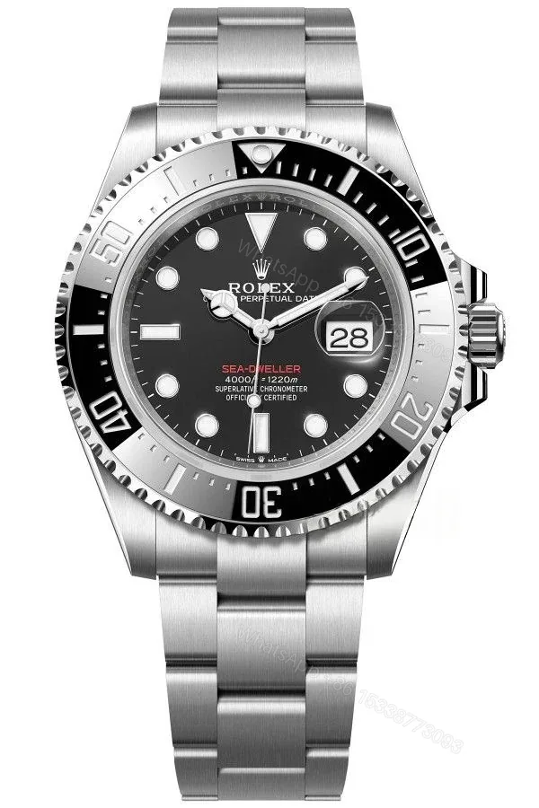 View 1 of Rolex Sea-Dweller M126600-0002 1:1 Replica Black Dial 43MM 3235 Movement Super Clone Watch