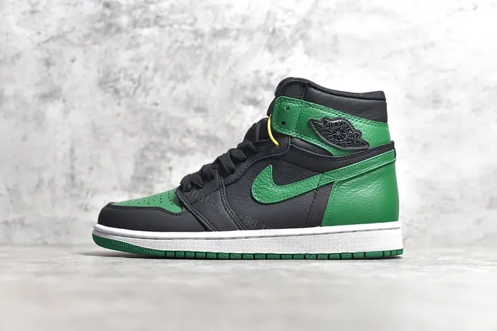 View 1 of Air Jordan 1 Retro High “Pine Green Black ” Replica