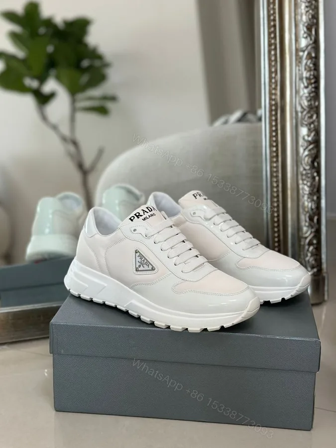 View 1 of Prax 01 nubuck and Re-Nylon sneakers