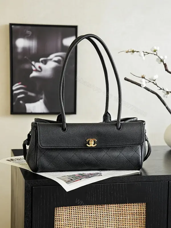 View 1 of Pebbled Leather Satchel: Timeless, Everyday Luxury Bag