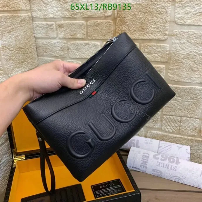 View 1 of Gucci Clutch Medium Black Bag Knockoff RB78552