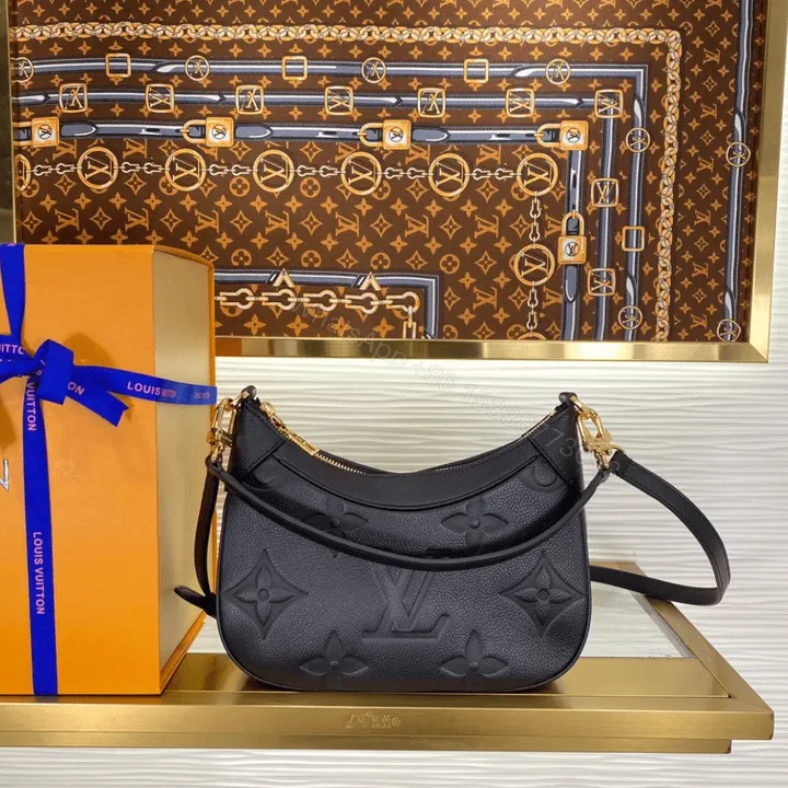 View 1 of Louis Vuitton LV Bagatelle Monogram Black Handbags 24x18cm