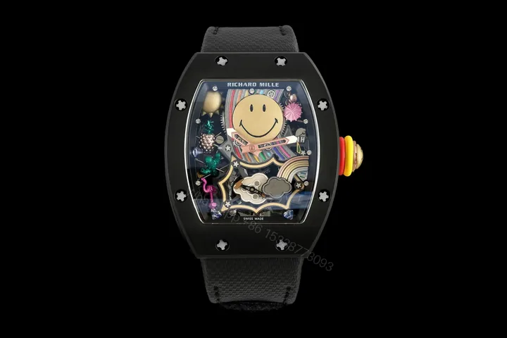 View 1 of Richard Mille RM 88 Tourbillon Automatic Smiley Skeleton Watch Ultimate Edition RG-RM-RM88-SMILEY-TOURBILLON1