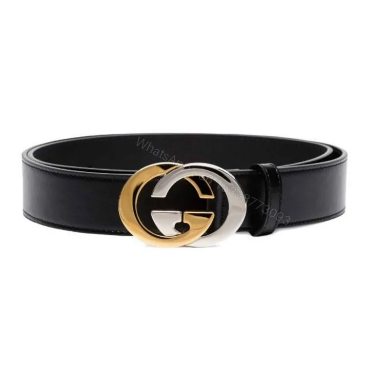 View 1 of GUCCI GG LEATHER LOGO BELT – B6