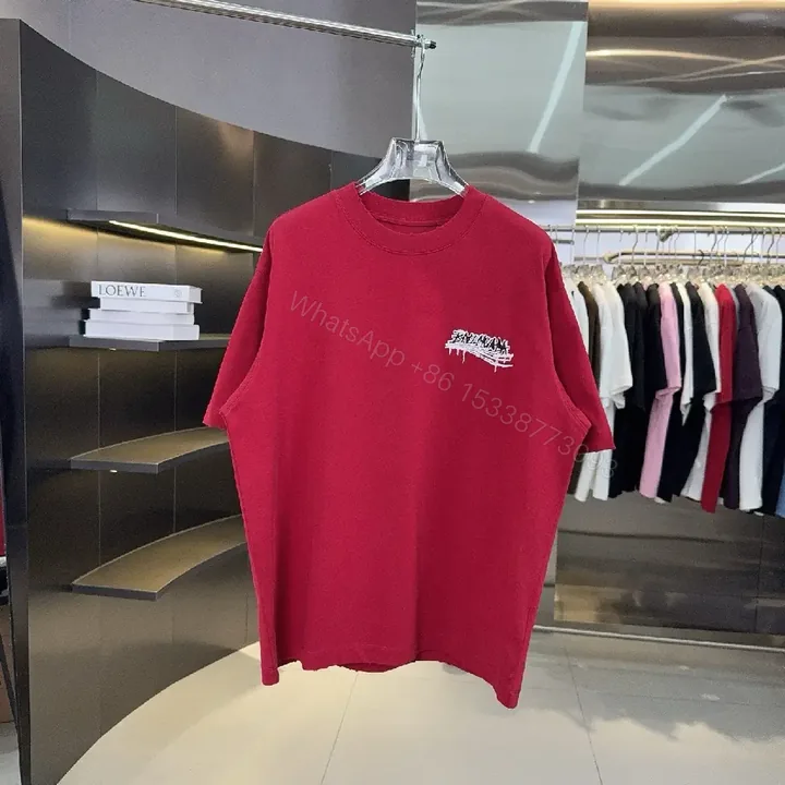 View 1 of Oversized Graphic Crewneck Tee: Modern Edge, Premium Comfort