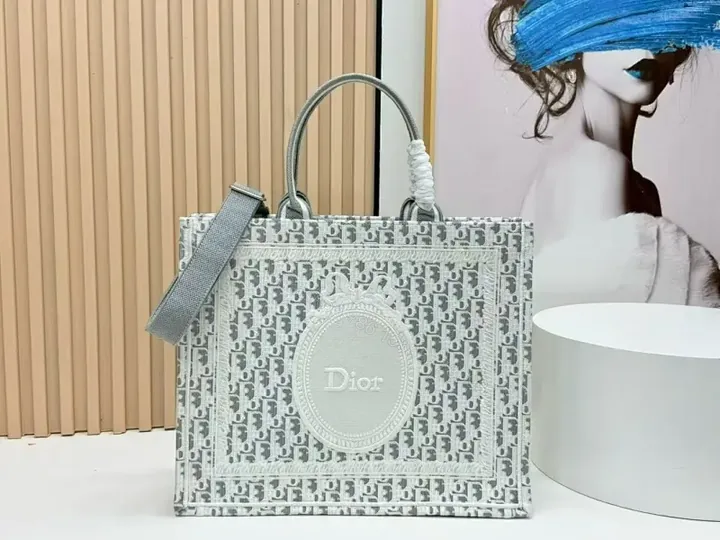 View 1 of Structured Textured Tote: Modern Luxe Everyday Carryall