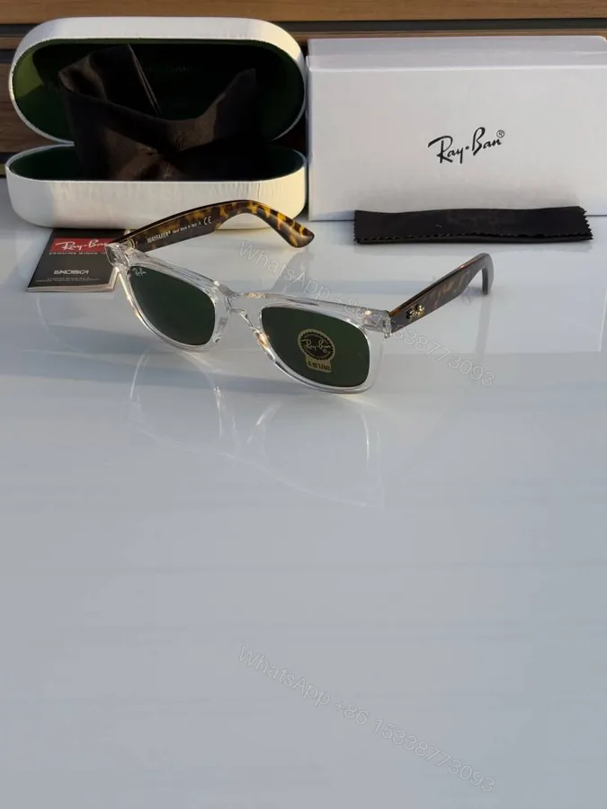 View 1 of First Copy Rayban 2140 Green Glass Quality