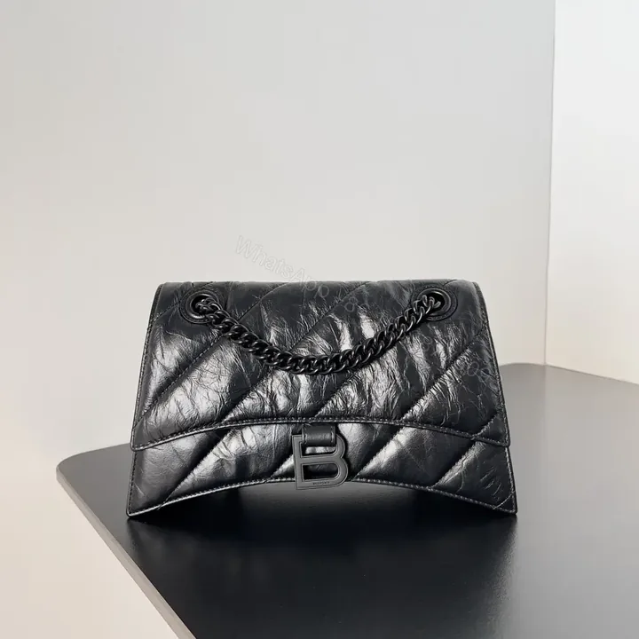 View 1 of 高仿BalenciagaCrush鏈條包小號XS