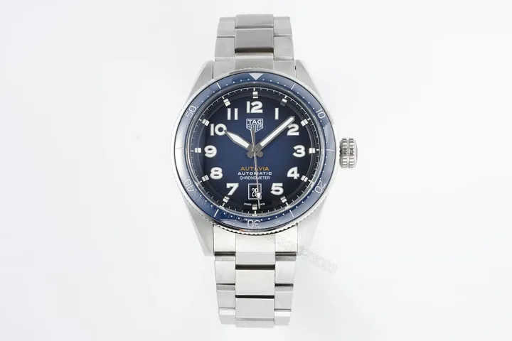 View 1 of XF Factory Tag Heuer Aquaracer Professional 300 Blue Dial Stainless Steel Automatic Watch