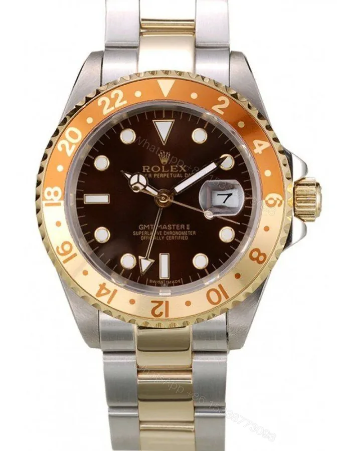 View 1 of Replica Rolex GMT-Master II Black Dial PR151515