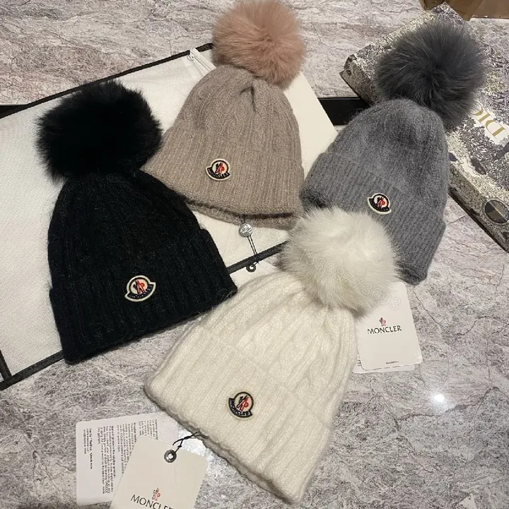 View 1 of Cozy Knit Beanie with Pom-Pom Accent — Everyday Luxury Warmth