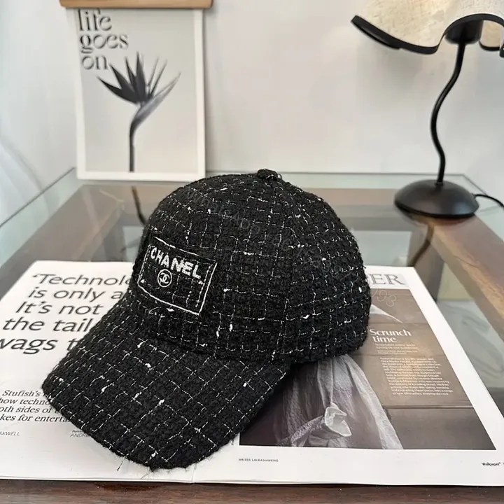 View 1 of Textured Tweed Cap — City-Chic, All-Day Confidence