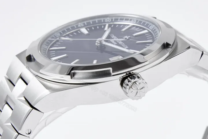 View 1 of PPF Factory Vacheron Constantin Overseas 4500V Series Stainless Steel Watch – Blue Dial, 41mm, Automatic Movement with Date Display, Stainless Steel Bracelet or Rubber Strap Option