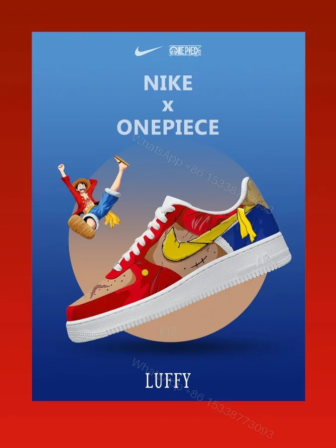 View 1 of Monkey D. Luffy V.7 Custom Air Force 1