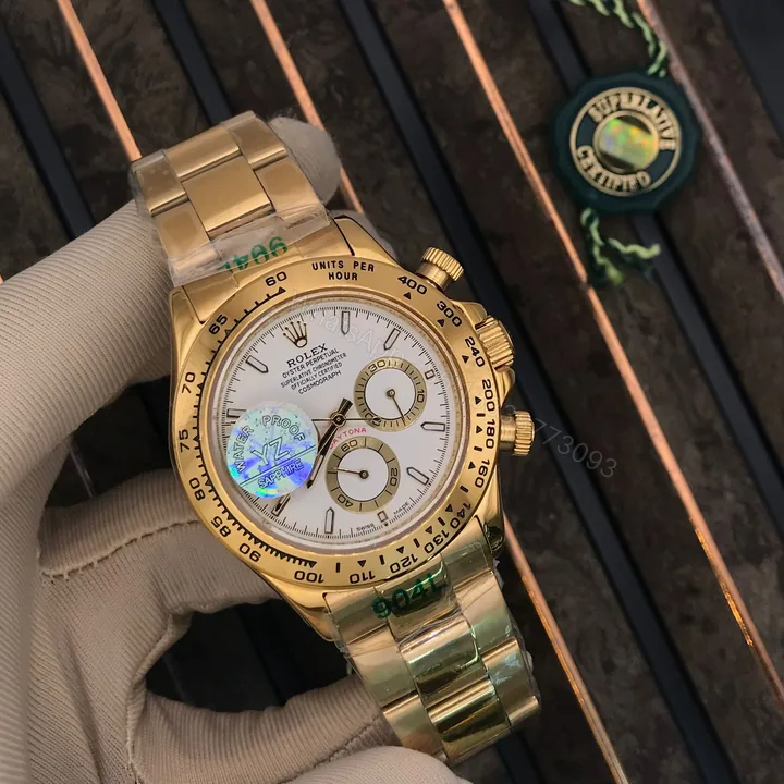 View 1 of Rolex Cosmograph Daytona 40mm Yellow Gold White Dial