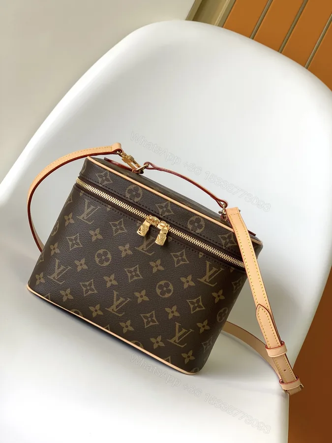 View 1 of LV A貨M42265 Nice Nano化妝箱斜背包Monogram老花時尚推薦