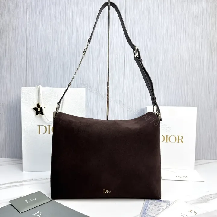 View 1 of Rich Suede Crossbody: Minimalist Hardware, Everyday Luxury