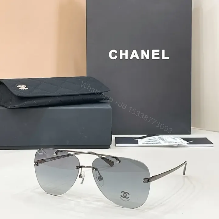 View 1 of Gradient Lens Aviator Sunglasses - Titanium Frame, Adjustable Fit