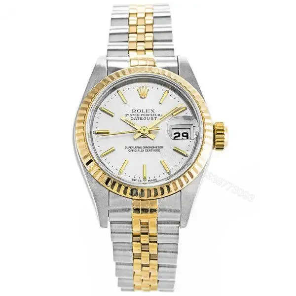 View 1 of Replica Rolex Datejust White Ladies 79173