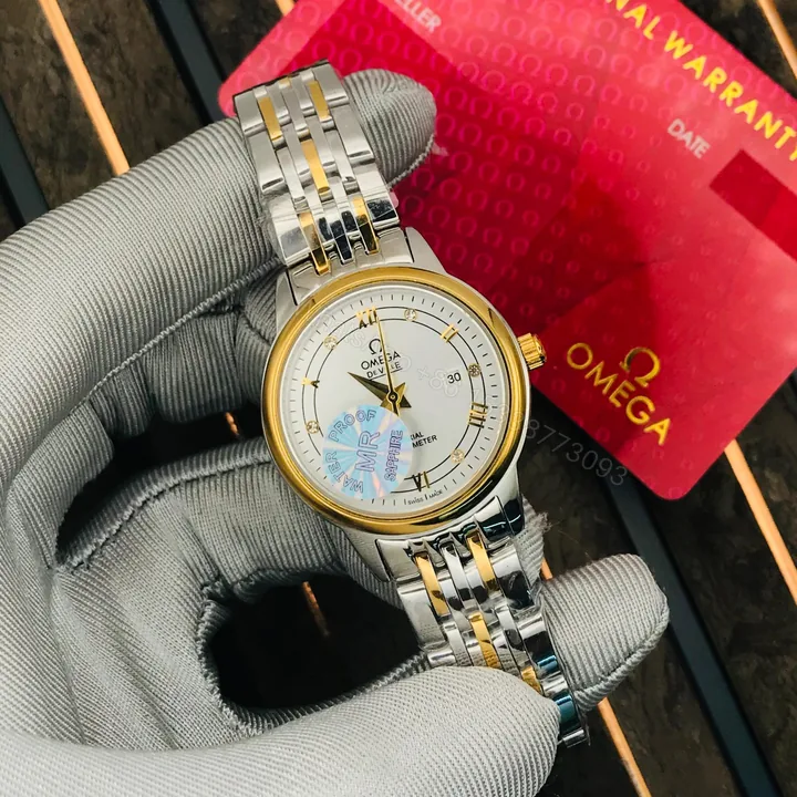 View 1 of De Ville Prestige 32.7 mm Steel Yellow Gold on steel
