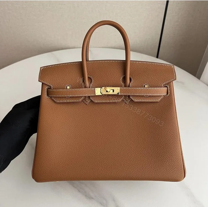 View 1 of Hermes Birkin 25 Gold colour with Gold Hardware