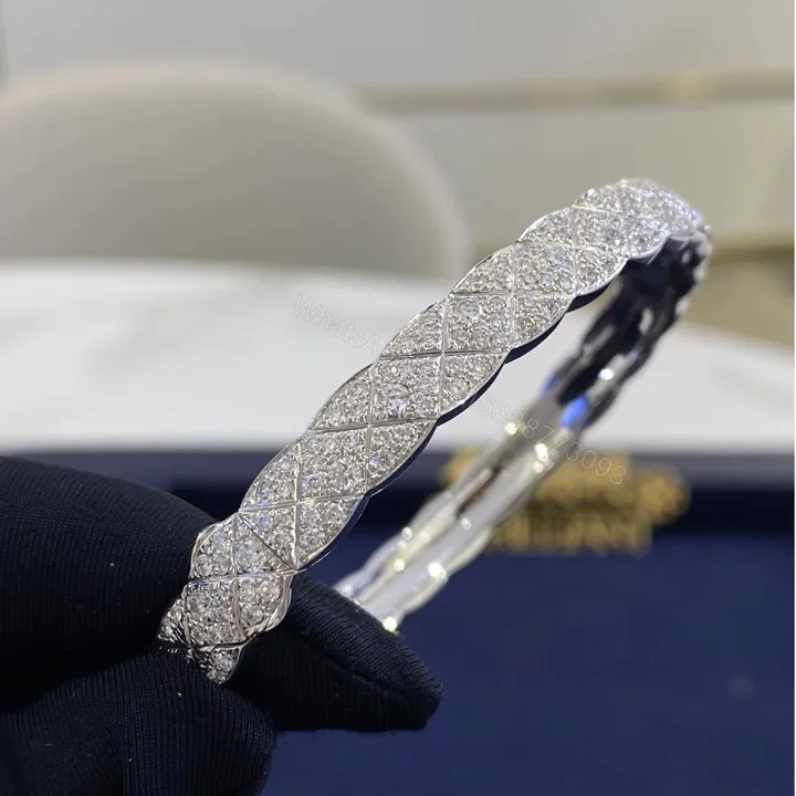 View 1 of Pure 18K Gold COCO Crush Bracelet with Full Diamonds