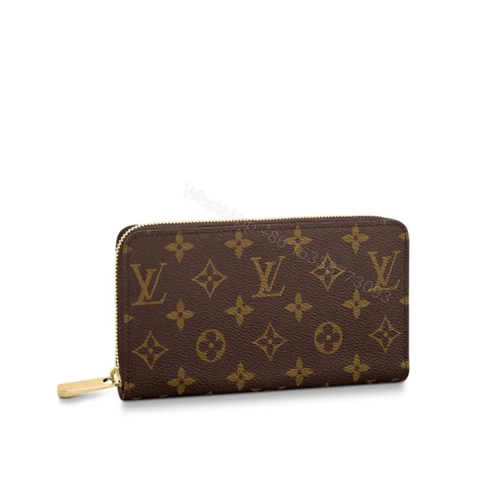 View 1 of Louis Vuitton Monogram Long Zippy Wallet Brown 19Cm M42616