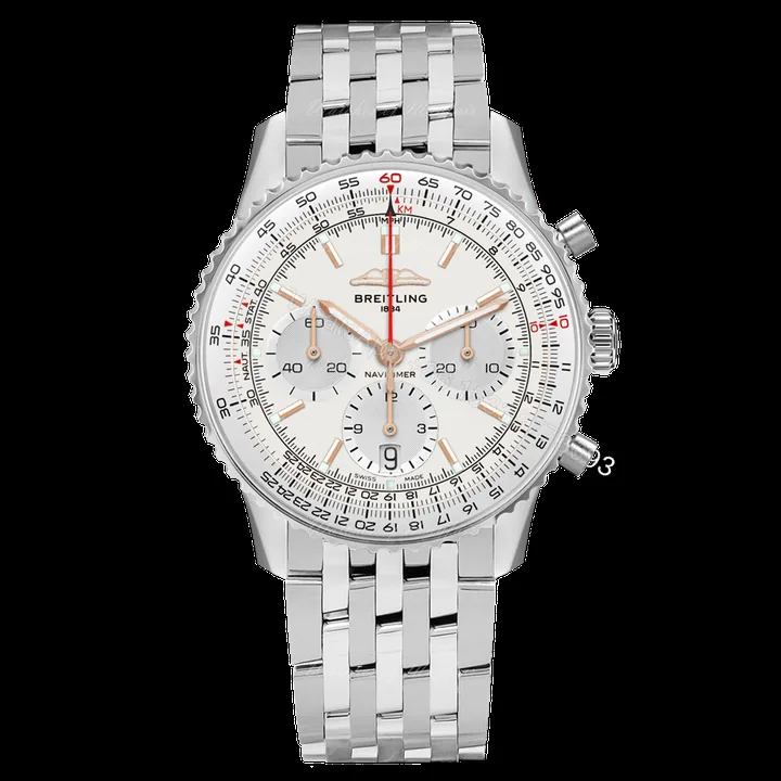 View 1 of Breitling Navitimer B01 Chronograph 41 Steel AB0139211G1A1