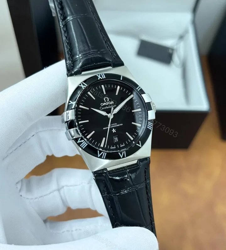 View 1 of Omega Constellation 41 Black Automatic 10AA