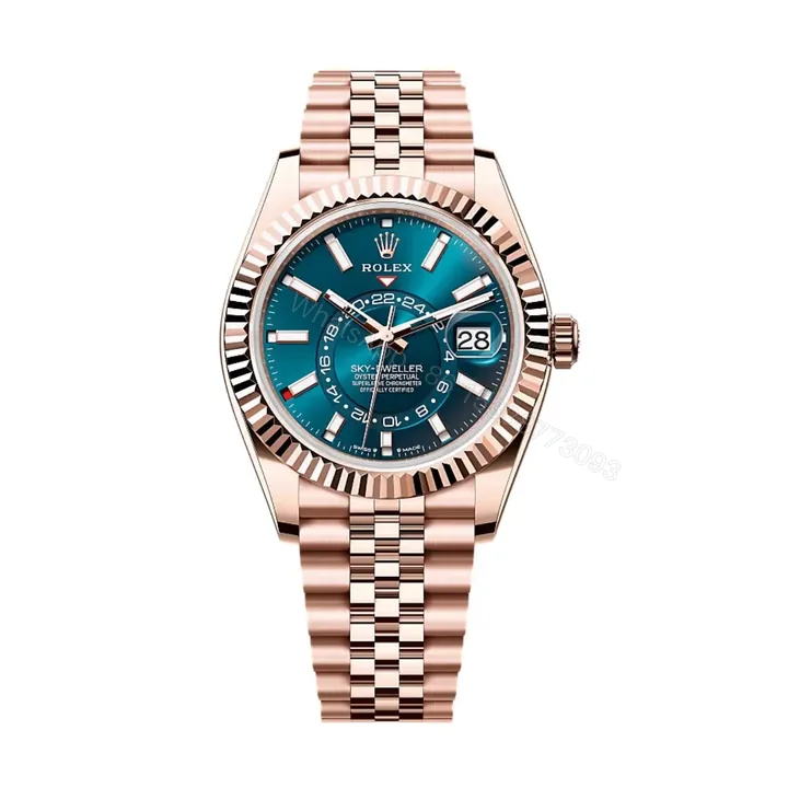 View 1 of Superclone Rolex Sky-Dweller Blue Dial 336935 (Jubilee)